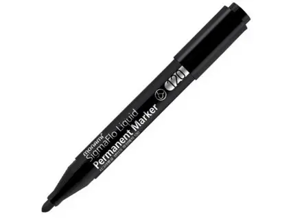 Popisovač netíratelný Monami 120-A černý