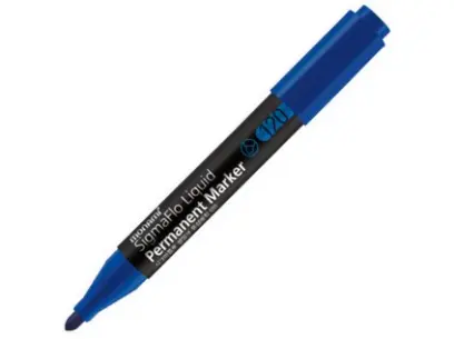 Popisovač netíratelný Monami 120-C modrý