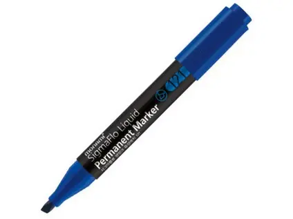 Popisovač netíratelný Monami 121-C modrý