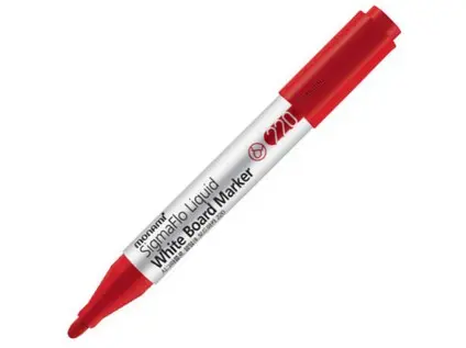 Popisovač na bílé tabule Monami 220-B červený
