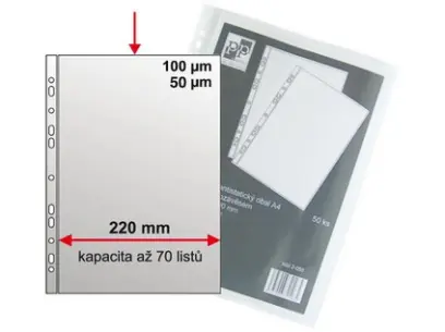 Obal Euro A4 150 mic. U Mxxi 25 ks