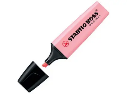 Zvýrazňovač Stabilo Boss Original Pastel růžový