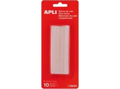 Tyčinky tavné 7,5 mm x 10 cm čiré 10 ks