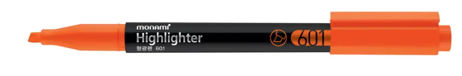Zvýrazňovač Monami 601 oranžový