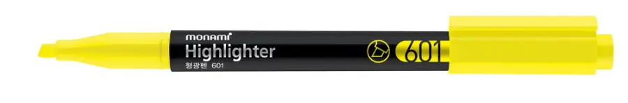 Zvýrazňovač Monami 601 žlutý