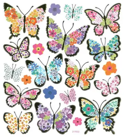 Samolepky papírové DPNK-098 motýli DP