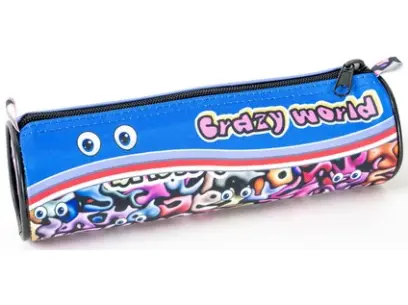 Penál rolka Crazy 2 modrý