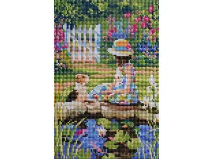 Mozaika diamantová A 11 jezírko