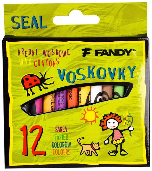 Pastelky voskové 12 Seal
