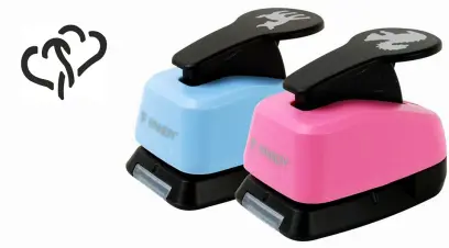 Děrovačka dekorační 25mm srdce 134