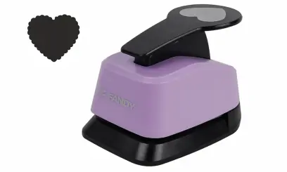 Děrovačka dekorační 37mm srdce 009