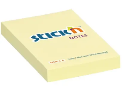 Blok samolepicí 76x51 žlutý