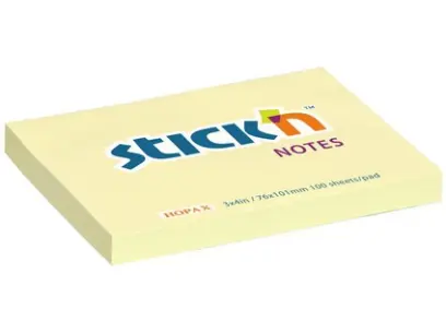 Blok samolepicí 76x101 žlutý