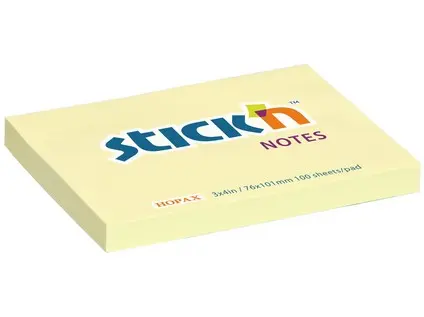 Blok samolepicí 76x101 žlutý