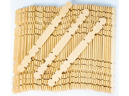 Dřívka dekorační Natural s výřezy