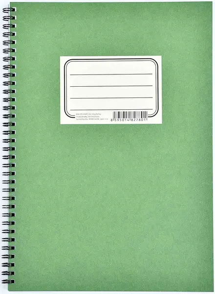 Blok spirálový Zelenáč A4