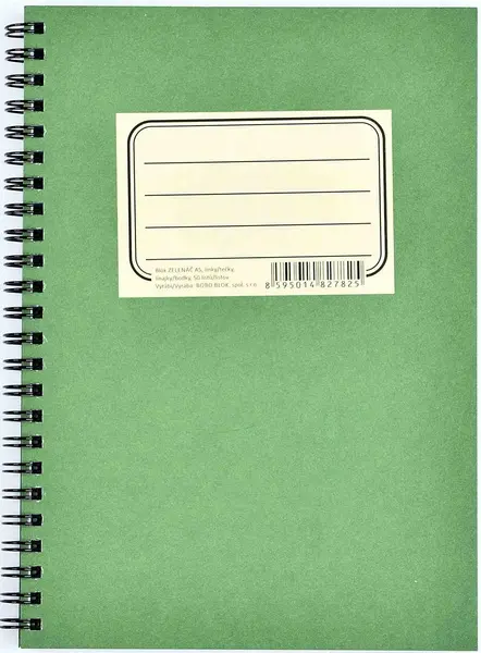 Blok spirálový Zelenáč A5