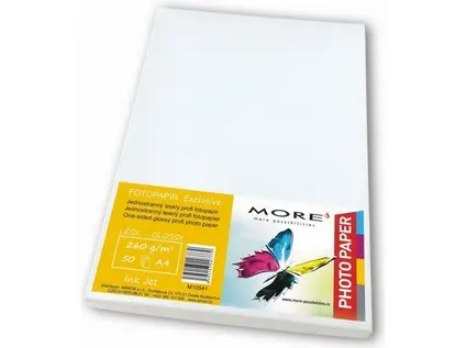 Fotopapír A4 260 g Exclusive vysoce lesklý 20 listů
