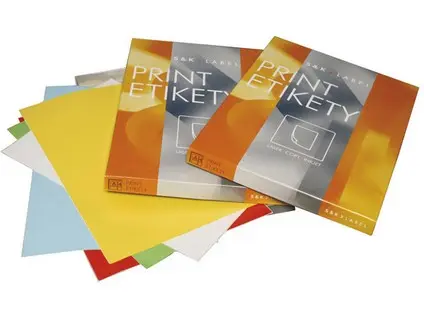 Samolepicí etikety Print 105x74 mm zelené 100 archů