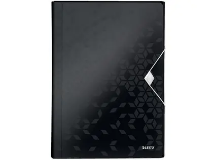 Aktovka s přihrádkami Leitz WOW černá