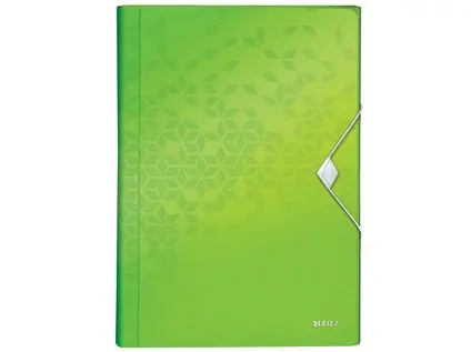 Aktovka s přihrádkami Leitz WOW zelená