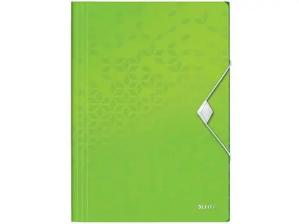 Mapa tříklopá Leitz WOW PP zelená