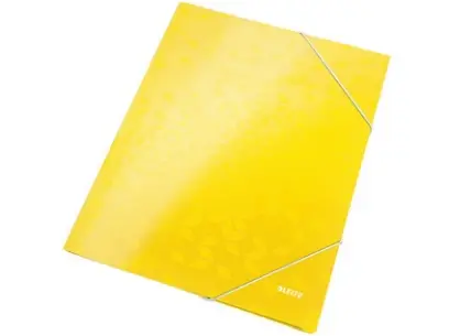 Mapa tříklopá Leitz WOW žlutá