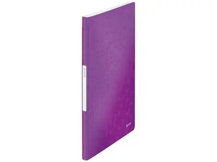 Kniha katalogová Leitz Wow 20 kapes purpurová