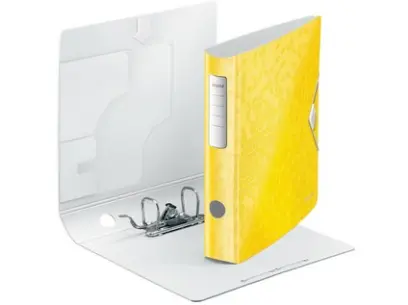 Pořadač pákový 50 mm Leitz Active Wow 180° žlutý