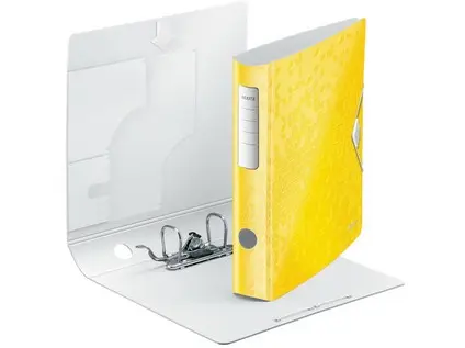 Pořadač pákový 50 mm Leitz Active Wow 180° žlutý