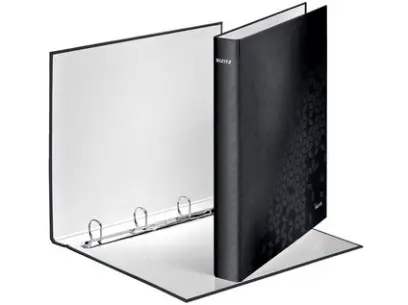 Pořadač 4 kroužkový D25 A4+ Leitz Active Wow černý