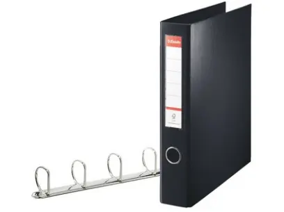 Pořadač 4 kroužkový 60 mm A4+ černý