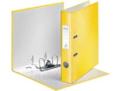 Pořadač pákový 50 mm Leitz Active Wow 180° lesklý žlutý