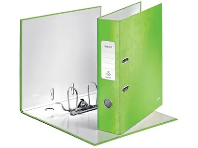 Pořadač pákový 85 mm Leitz Active Wow 180° lesklý zelený