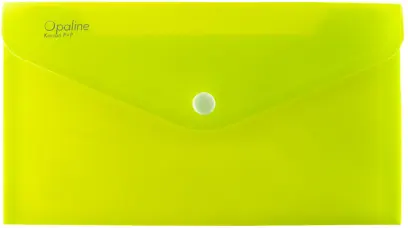 Obálka plastová s drukem Opaline DL sv.zelená