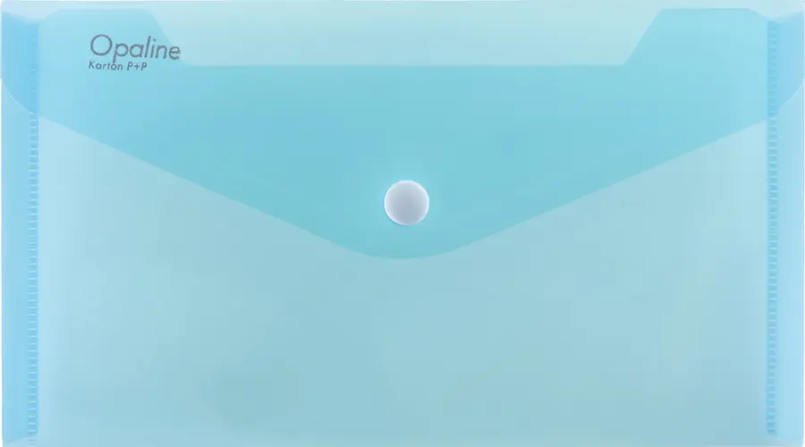 Obálka plastová s drukem Opaline DL sv.modrá