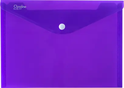 Obálka plastová s drukem Opaline A5 fialová