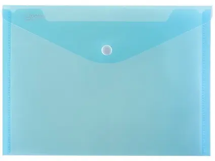 Obálka A4 s drukem světle modrá