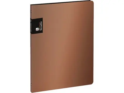 Pořadač 4 kroužkový 20 mm Metallic měděný