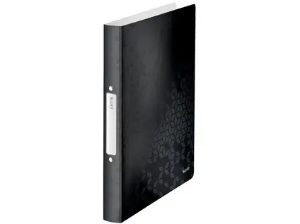 Pořadač 2 kroužkový PP Leitz WOW černý