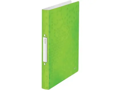 Pořadač 2 kroužkový PP Leitz WOW zelený