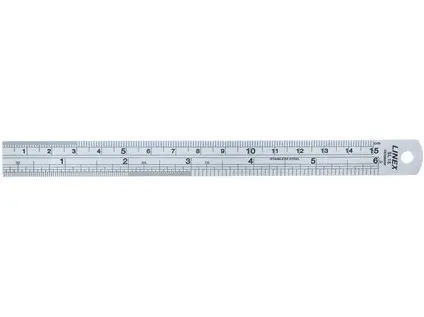 Pravítko 15 cm ocelové Linex SL15