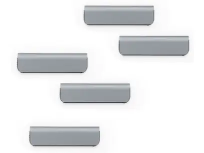 Klip magnetický 60 mm Durafix stříbrný 5 ks