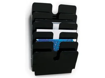 Odkladač prezentační A4 na šířku černý 6 ks