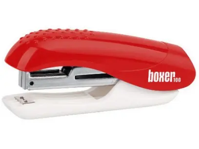 Sešívačka 100 sv. červená Boxer