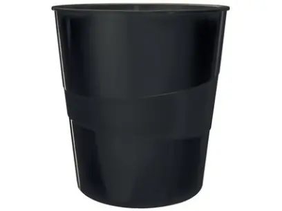 Koš odpadkový Leitz Wow černý