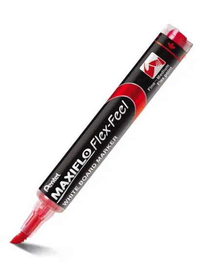 Popisovač Pentel Maxiflo FlexFeel červený