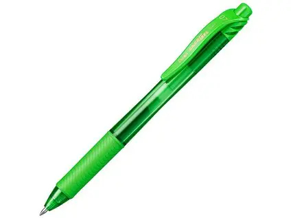 Gelové pero EnerGel X světle zelené