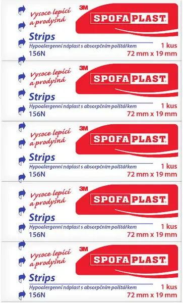 Náplasti 3M Spofaplast textilní 5ks