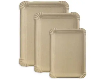 Tácek č.5 16 x 23 cm papírový Kraft hnědý 100 ks